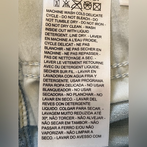 Levis Classic Crop light wash jeans size 8 - Picture 7 of 15